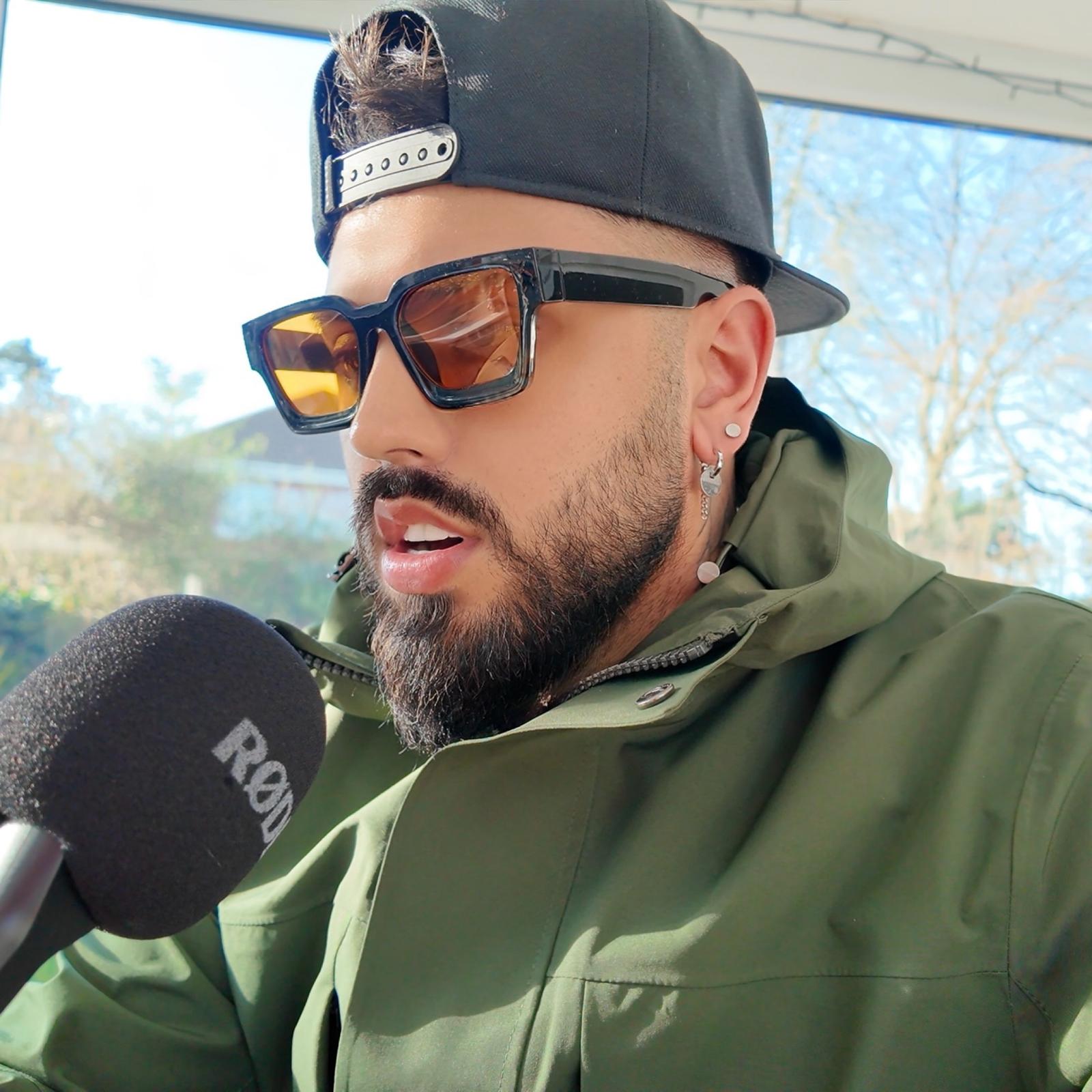 Gerryn recording on the RØDE microphone